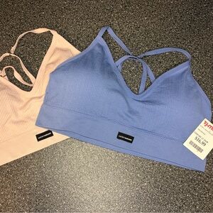 Lucky Brand Ribbed Seamless Bra set